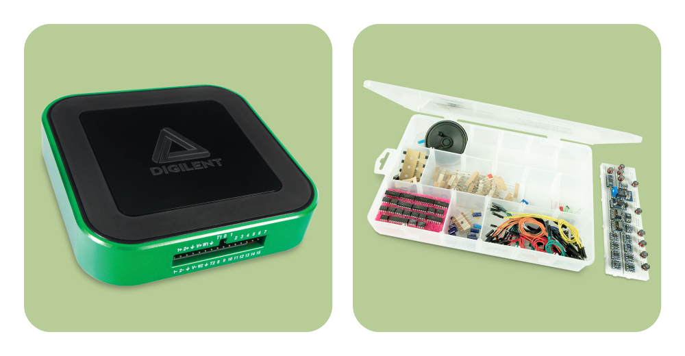 Analog Discovery 3 Student Bundle, all included components