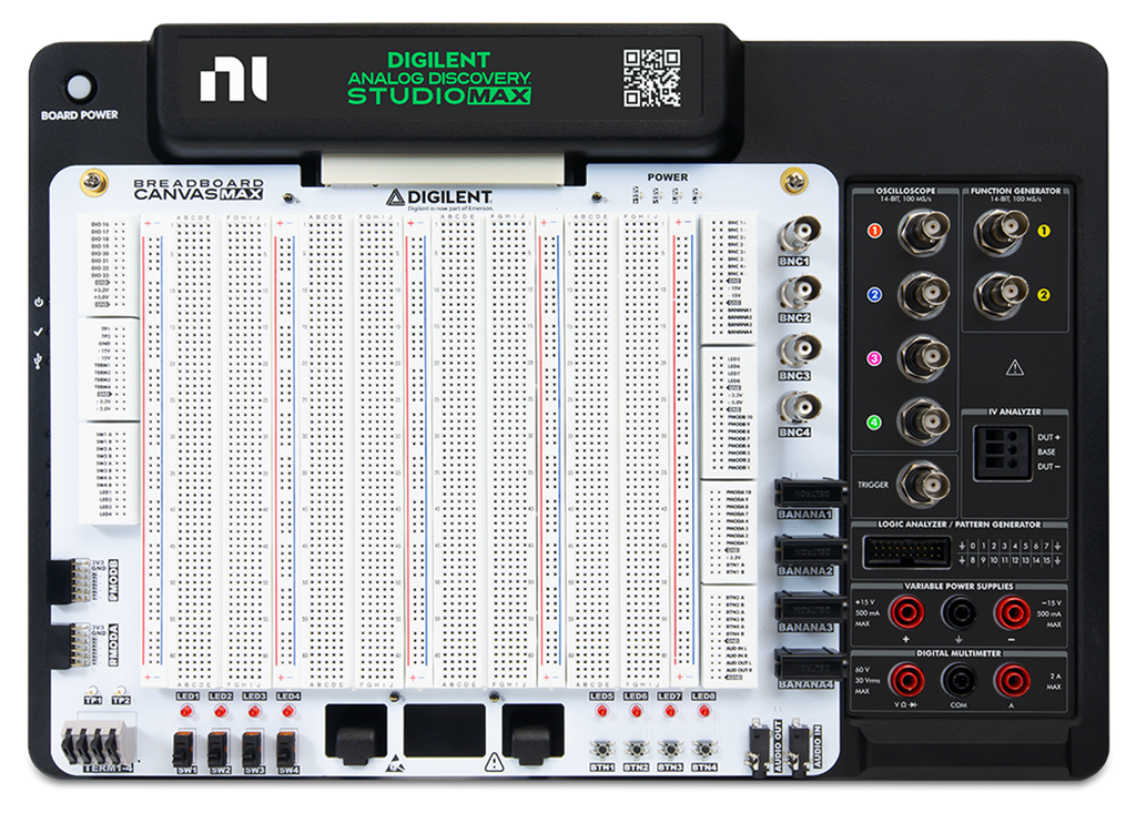 Analog Discovery Studio Max: Multi-Instrument Lab for Engineering Experimentation