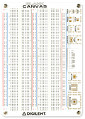 Blank Canvas with breadboards attached, top view