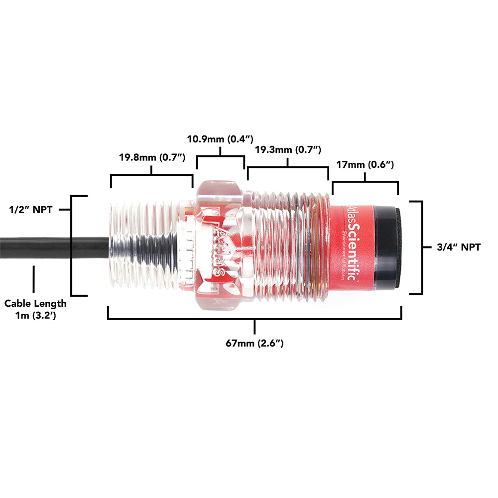 EZO-O2™ Embedded Oxygen Sensor – Plastic Body