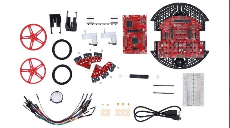 TI-RSLK MAX low cost robotics system learning kit for university students and engineers