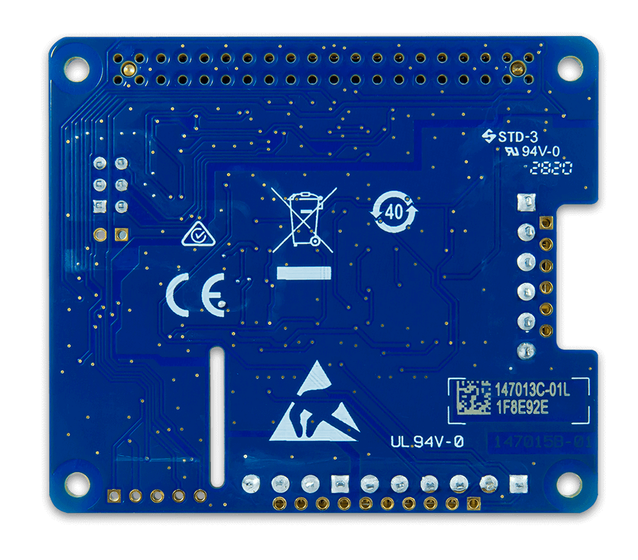 MCC 128: Voltage Measurement DAQ HAT for Raspberry Pi® 16-bit,100 kS/s, 8 SE/4 DIFF Analog Inputs, M
