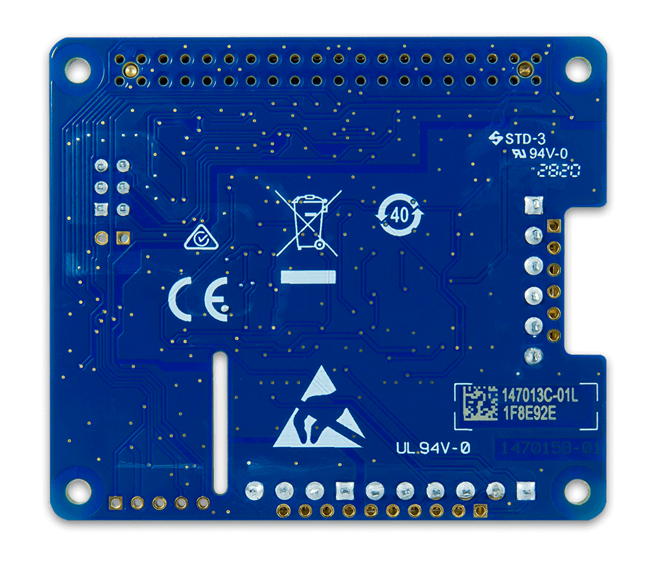 MCC 118: Voltage Measurement DAQ HAT for Raspberry Pi® 12-bit, 100 kS/s, 8 SE Analog Inputs