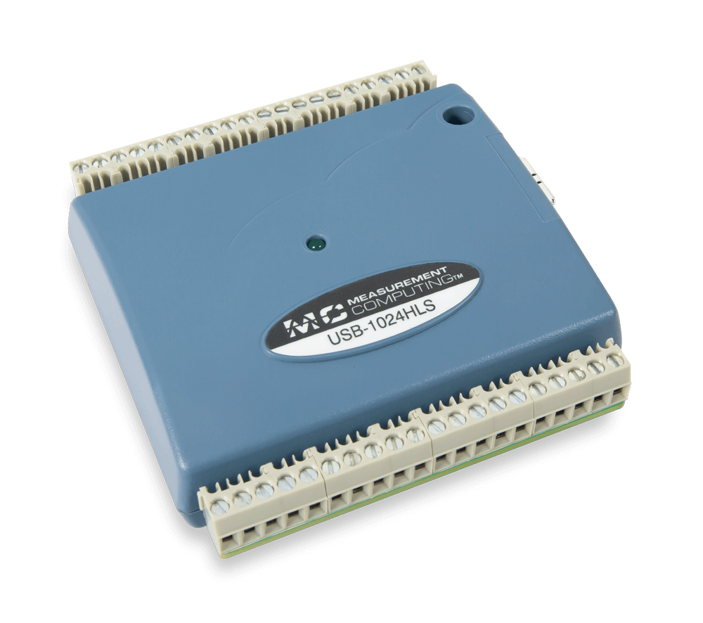 MCC USB-1024HLS, angled view