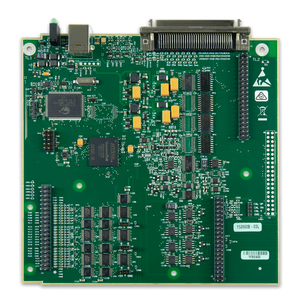 MCC USB-2627, top view