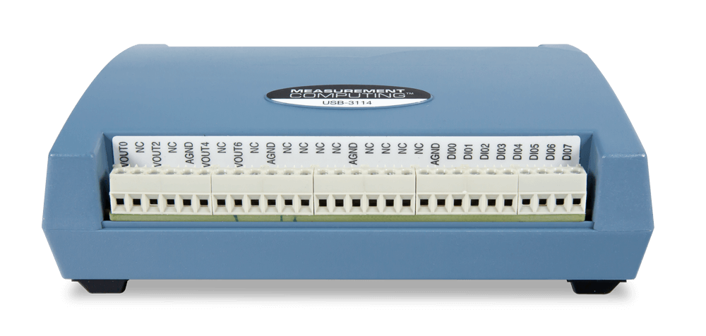 MCC USB-3114, front view