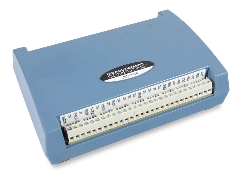MCC USB-3114, angled view