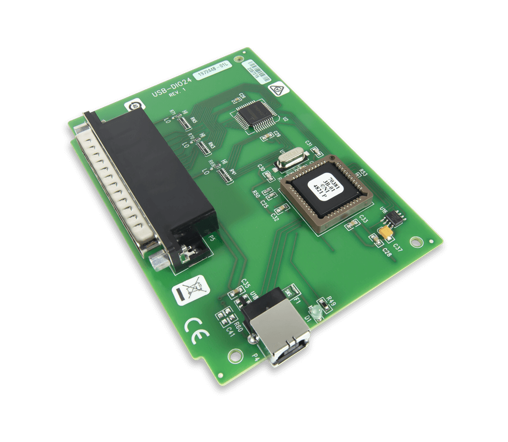 MCC USB-DIO24/37, angled view