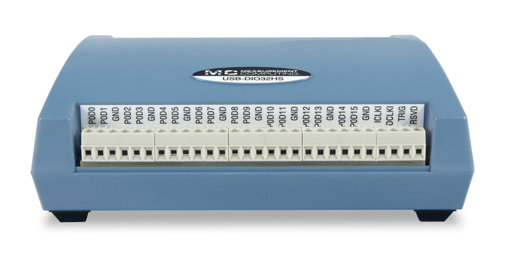 MCC USB-DIO32HS, front view