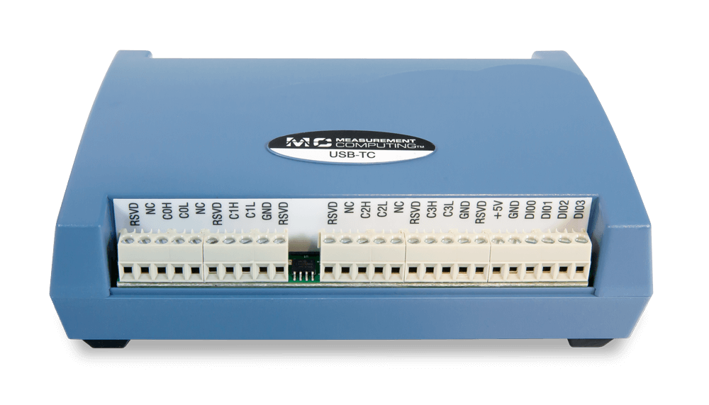 MCC USB-TC, front view