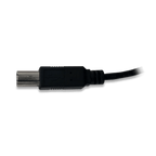 USB A to B cable, B connector