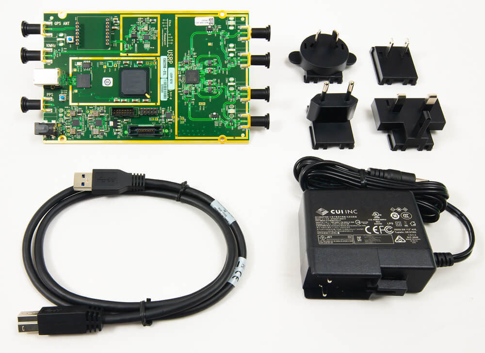 Ettus USRP B210 with included components