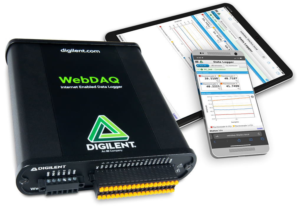 WebDAQ 316 in use