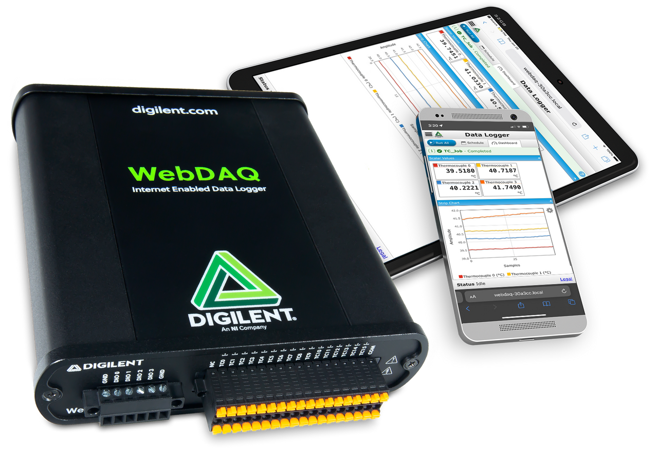 WebDAQ 316 in use
