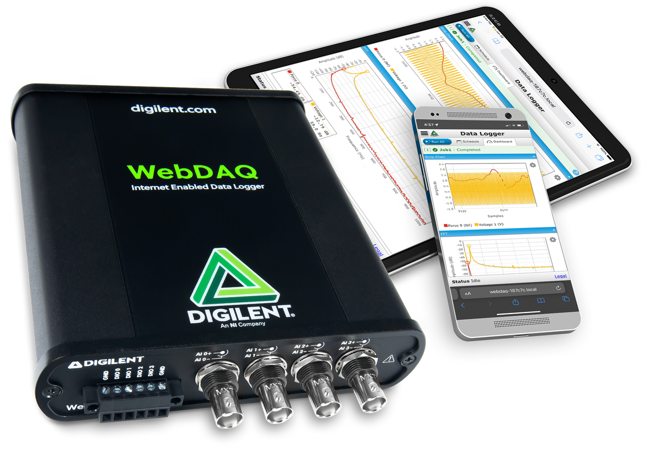 WebDAQ 504 in use