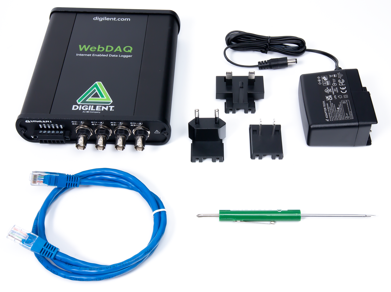 WebDAQ 504 with included components