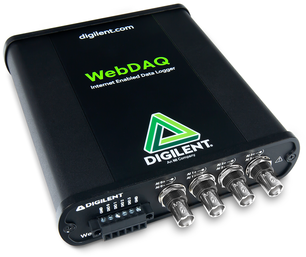 WebDAQ 504, angled view
