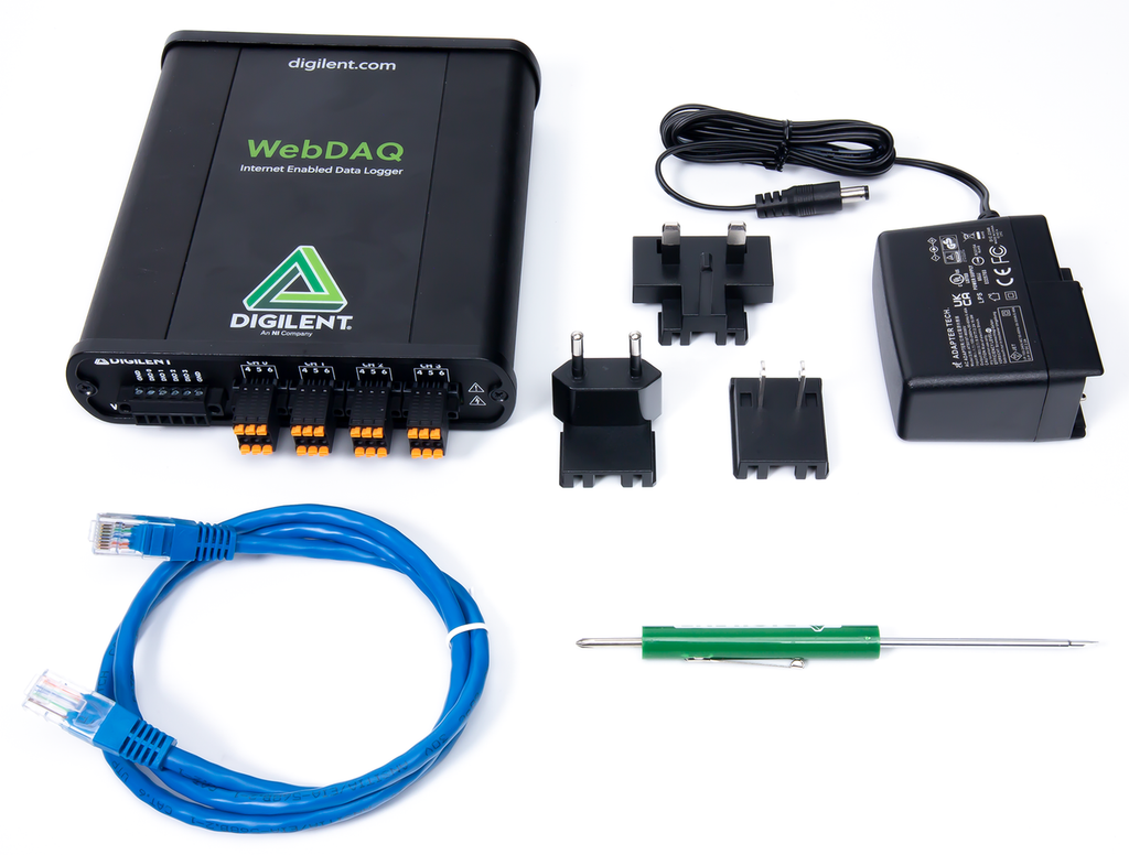 WebDAQ 904 with included components