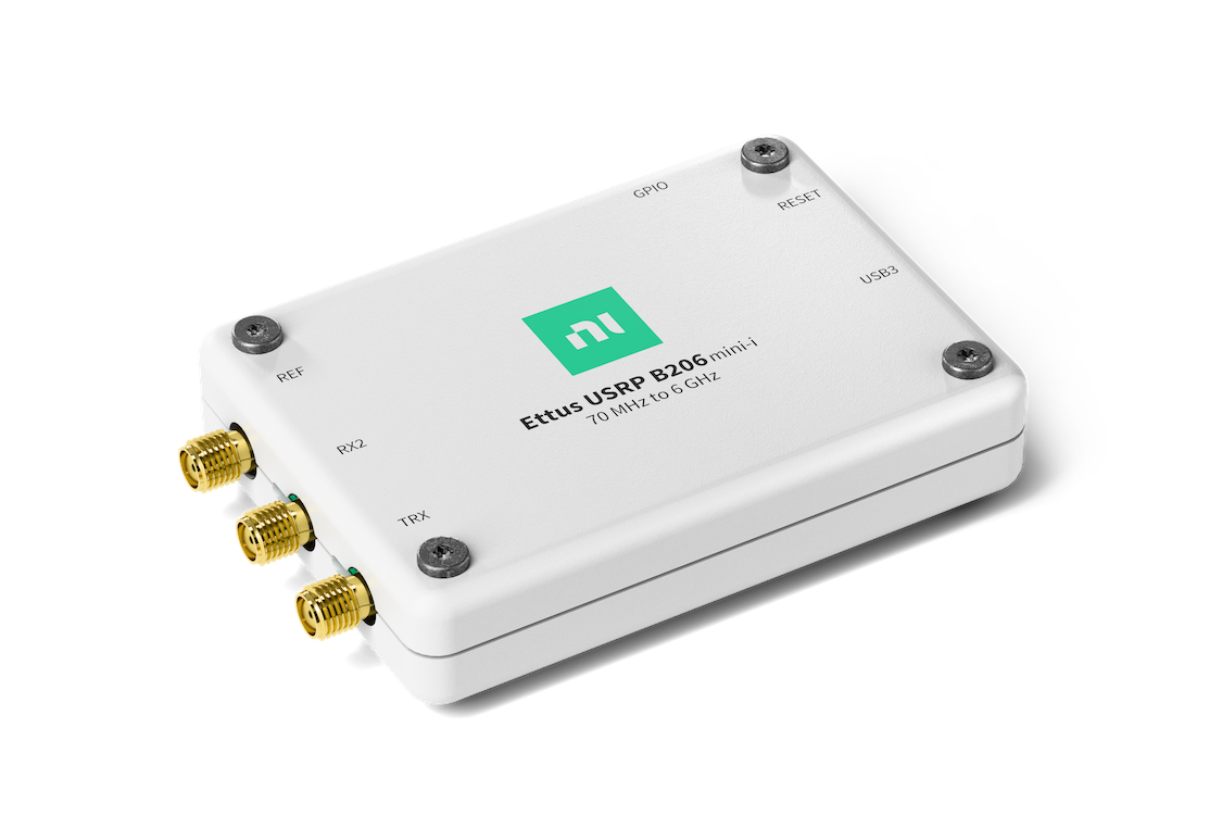 Assembled enclosure kit for USRP B206mini-i, angled view