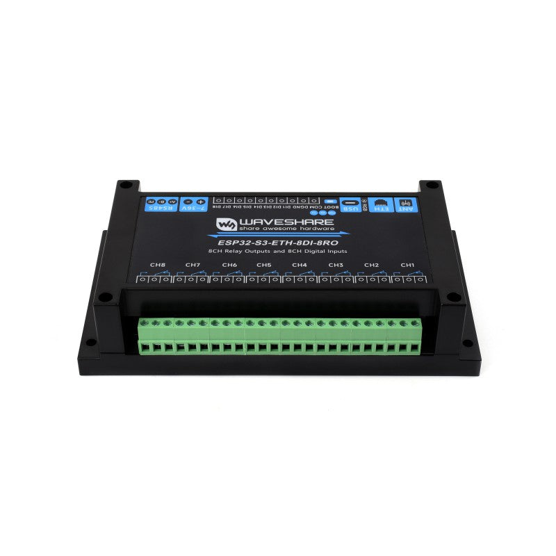 Industrial 8-Channel ESP32-S3 WiFi Relay Module