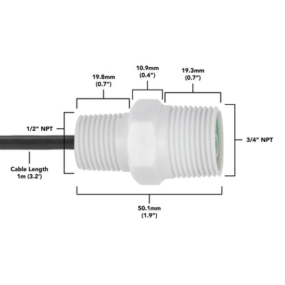 EZO-HUM™ Embedded Humidity Probe – Plastic Body