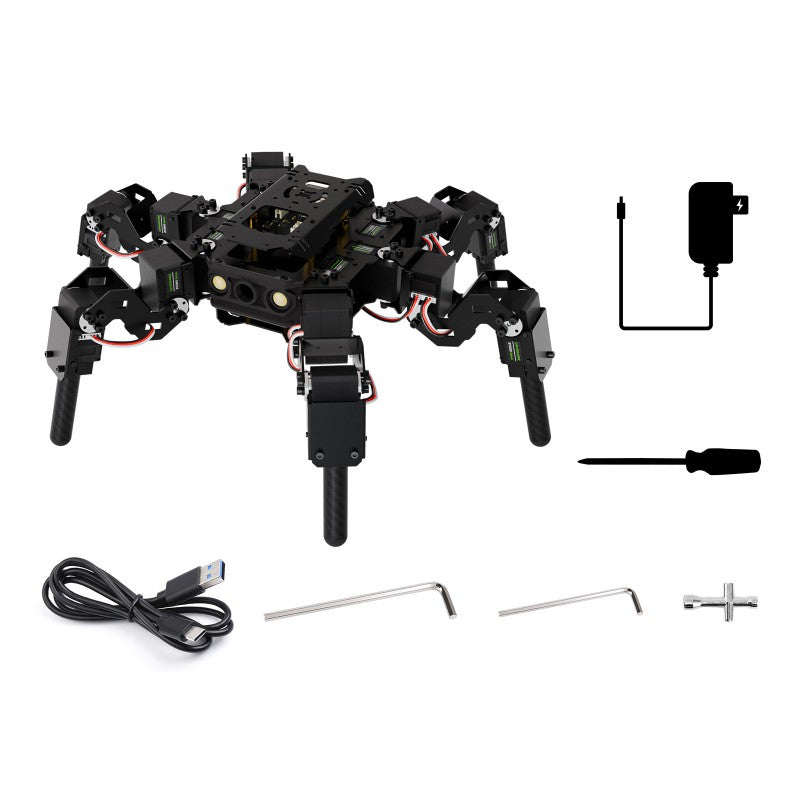18-DOF HexArth Bionic Hexapod Robot, Open Source For ESP32, Supports Vector Motion Control, Attitude