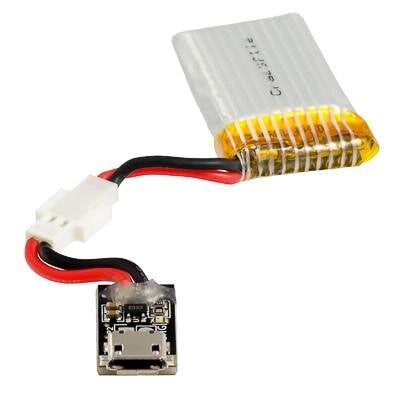 250mAh LiPo battery including 500mA USB charger