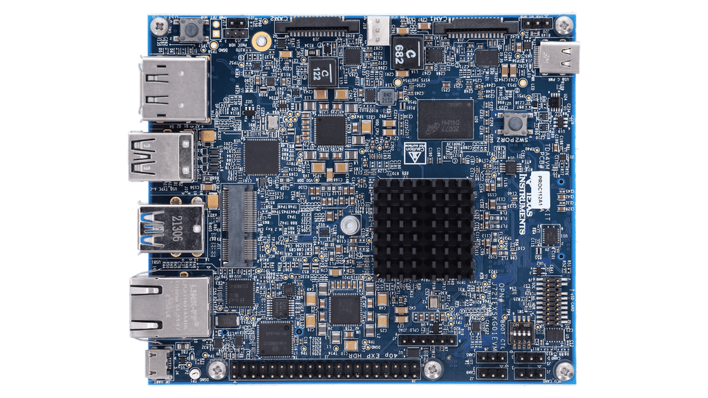 TDA4VM Edge AI starter kit (board only) for edge AI vision systems - 8 TOPS