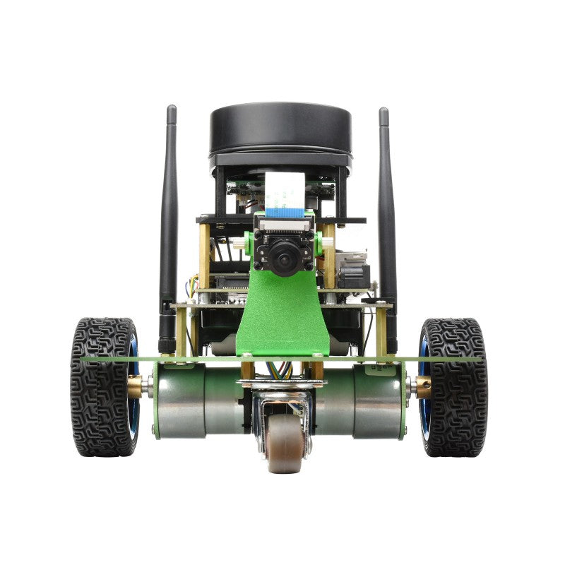 JetBot Professional Version ROS AI Kit B, Dual Controllers AI Robot, Lidar Mapping, Vision Processing, comes with Waveshare Jetson Nano Dev Kit