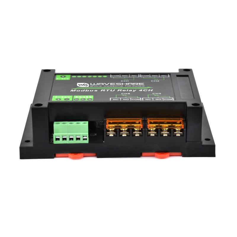 Industrial Modbus RTU 4-ch Relay Module with RS485 Interface