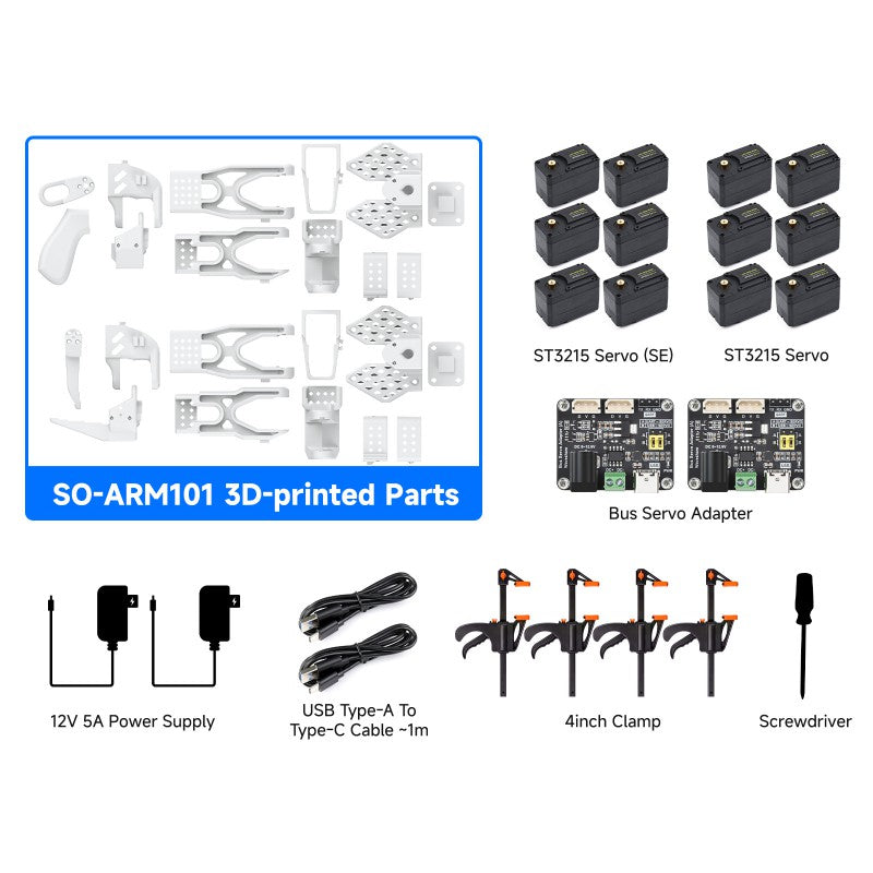SO-ARM101 3D Printed Parts Kit (SE)  (EU)
