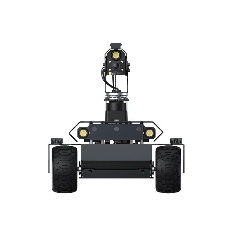 UGV Rover ROS 2 Open-source 6 Wheels 4WD AI Robot, Dual controllers, All-metal Body, Flexible and Expandable, Suitable for Raspberry Pi 4B / Raspberry Pi 5