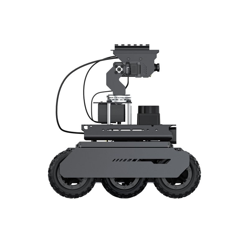 UGV Rover ROS 2 Open-source 6 Wheels 4WD AI Robot, Dual controllers, All-metal Body, Flexible and Expandable, Suitable for Raspberry Pi 4B / Raspberry Pi 5
