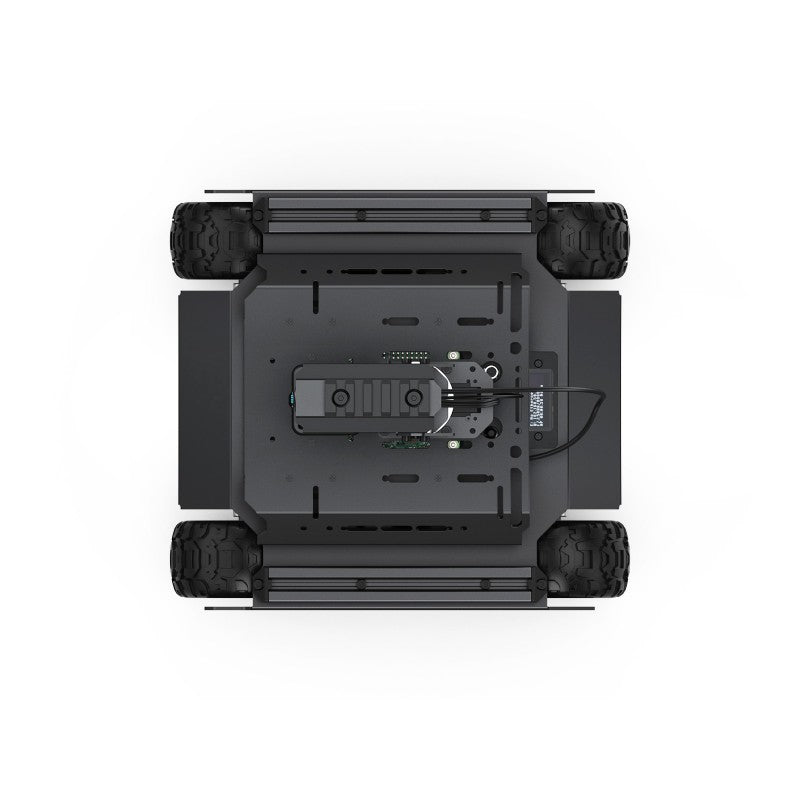 UGV Rover ROS 2 Open-source 6 Wheels 4WD AI Robot, Dual controllers, All-metal Body, Flexible and Expandable, Suitable for Raspberry Pi 4B / Raspberry Pi 5