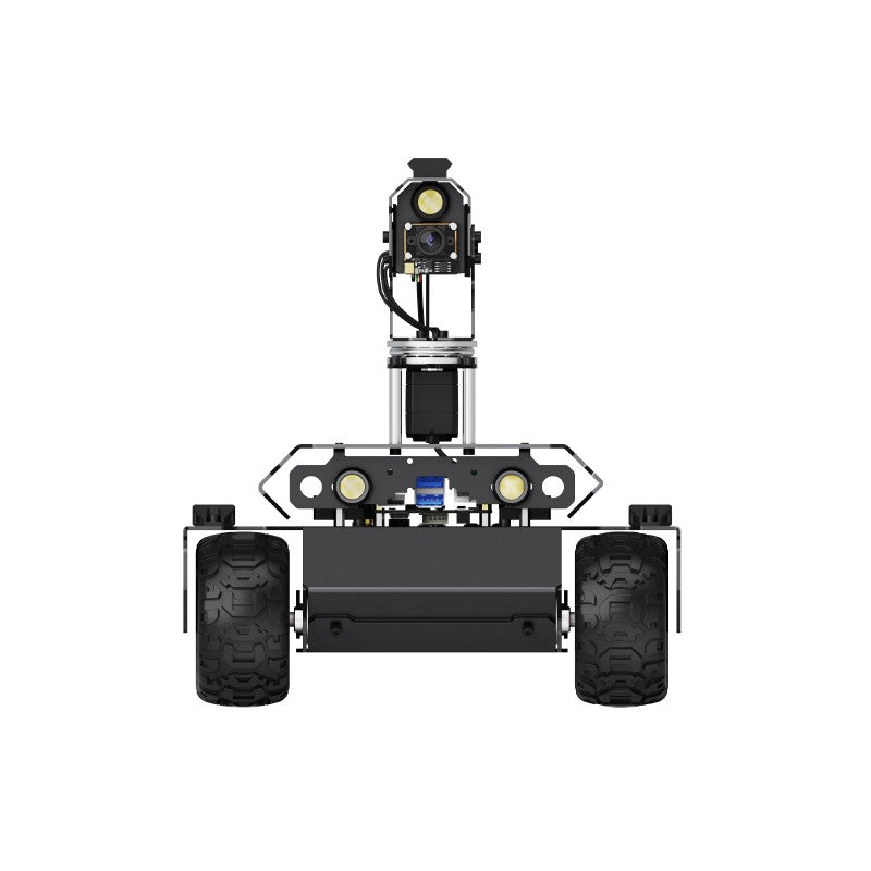 UGV Rover Open-source 6 Wheels 4WD AI Robot, Dual controllers, All-metal Body, Computer Vision