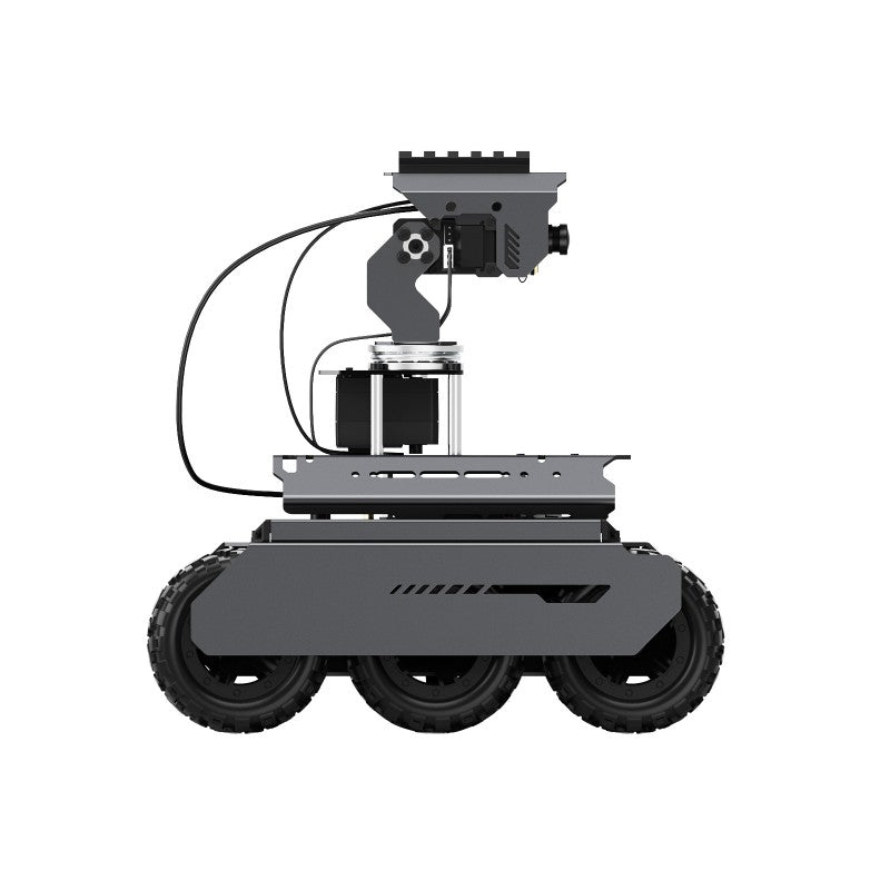UGV Rover Open-source 6 Wheels 4WD AI Robot, Dual controllers, All-metal Body, Computer Vision