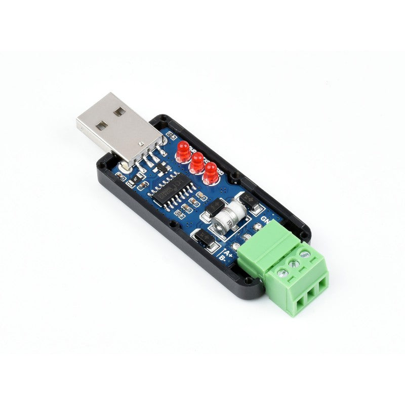 Industrial USB TO RS485 Bidirectional Converter, Onboard original CH343G, Multi-Protection Circuits