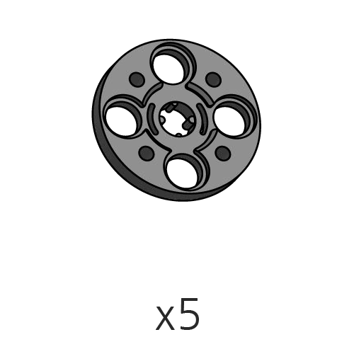 Horn-Cross (SPO-4HC(K)) 5pcs