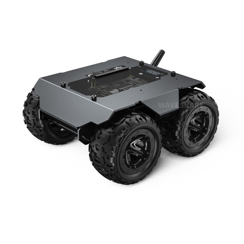 WAVE ROVER Flexible And Expandable 4WD Mobile Robot Chassis, Full Metal Body, Multiple Hosts Support