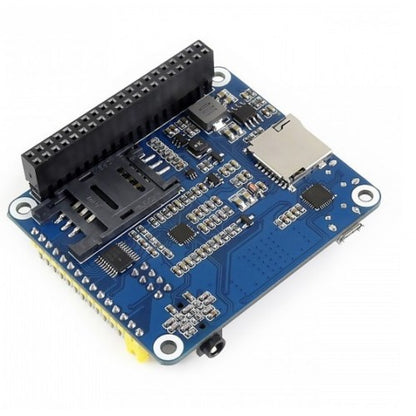 SIM7600G-H 4G HAT For Raspberry Pi, LTE Cat-4 4G / 3G / 2G Support, GNSS Positioning, Global Band