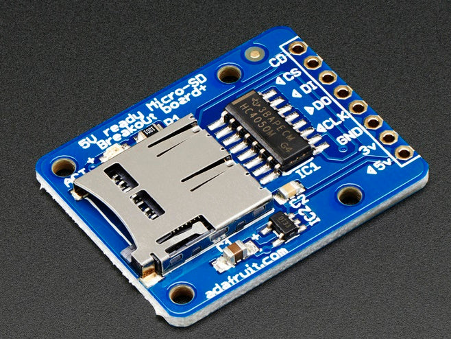 MicroSD card breakout board+