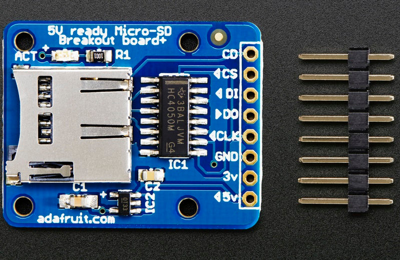 MicroSD card breakout board+