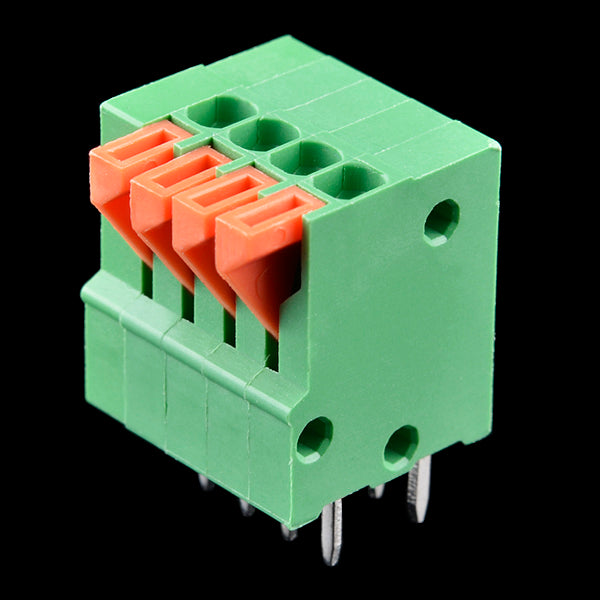 Spring Terminals - PCB Mount (4-Pin)
