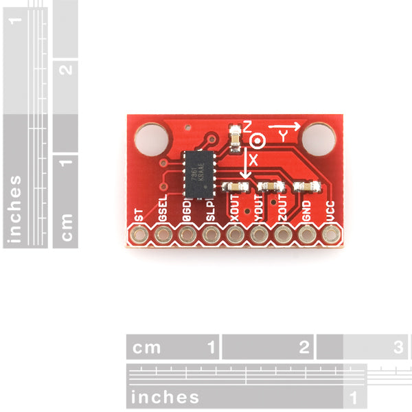 Triple Axis Accelerometer Breakout - MMA7361