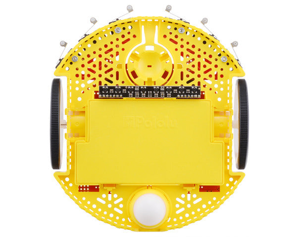 8-Channel QTRX Sensor Array for Romi/TI-RSLK MAX (Through-Hole Pins Soldered)