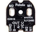 Magnetic Encoder Pair Kit with Top-Entry Connector for Micro Metal Gearmotors, 12 CPR, 2.7-18V