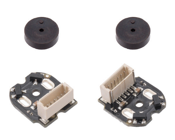 Magnetic Encoder Pair Kit with Top-Entry Connector for Micro Metal Gearmotors, 12 CPR, 2.7-18V