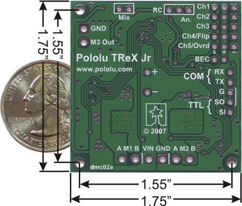 Pololu TReX Jr Dual Motor Controller DMC02