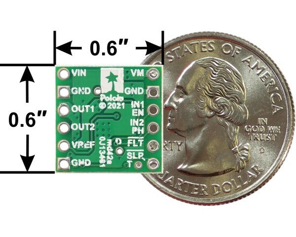 DRV8256E Single Brushed DC Motor Driver Carrier