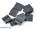 0.1" (2.54mm) Crimp Connector Housing: 1x5-Pin 10-Pack